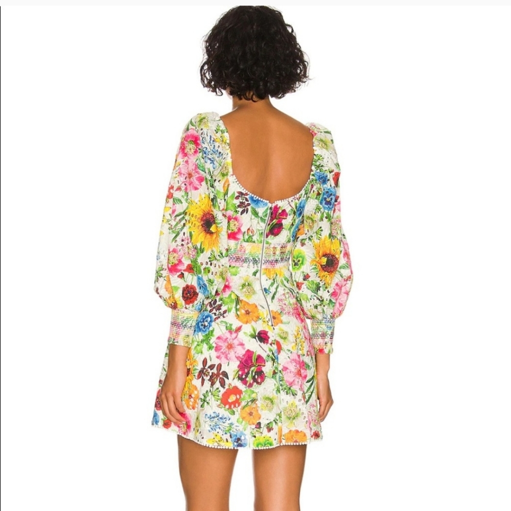Alice Olivia Crawford Floral Dress Us2 S View 2